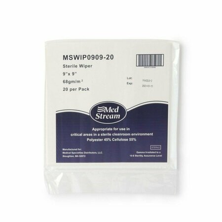 MCKESSON Cleanroom Wipes, 9 X 9 Inch, 3600PK MSWIP0909-20